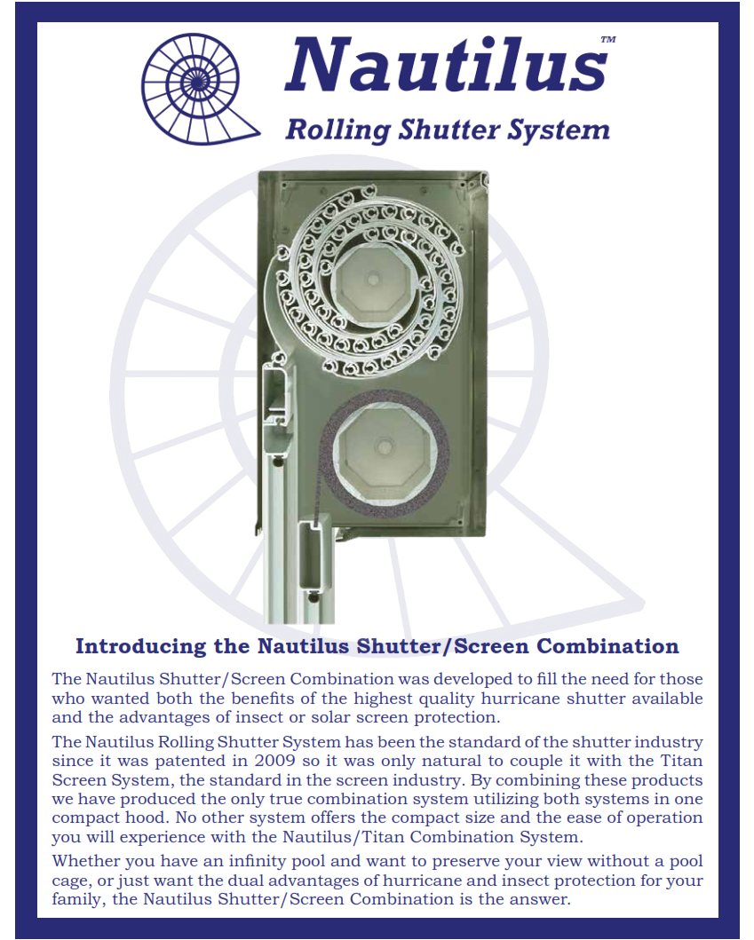 Nautilus Rolling Shutter System